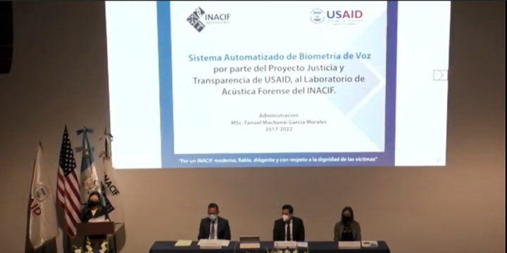 Entrega de Sistema Automatizado de Biometría de Voz – IAFIS Guatemala